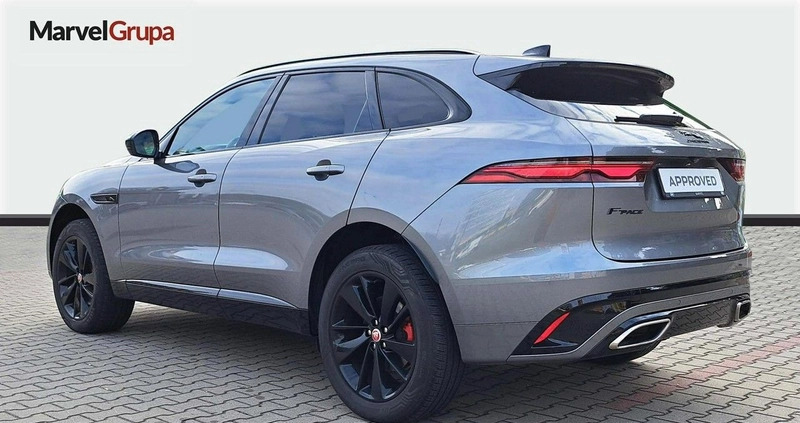 Jaguar F-Pace cena 354800 przebieg: 21597, rok produkcji 2022 z Niepołomice małe 704